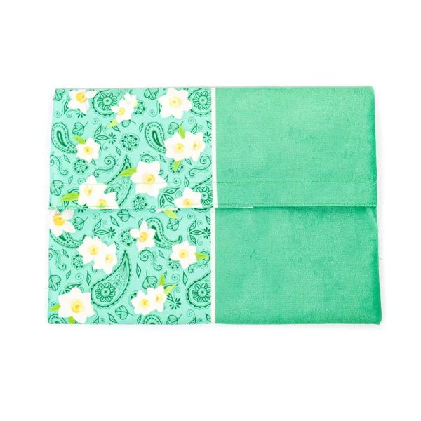 کاور دستمال کاغذی نیمه شعبان مخمل من گلی دارم کد 0302