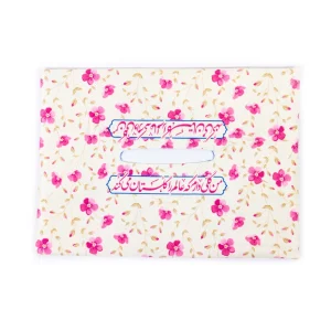 کاور دستمال کاغذی نیمه شعبان مخمل من گلی دارم کد 0301