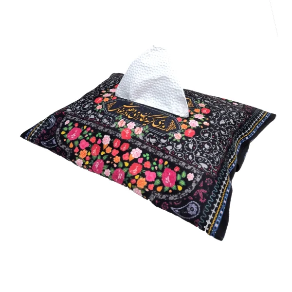 کاور دستمال کاغذی فاطمیه مخمل روزی گریه کنان کد 0428