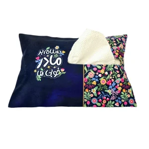 کاور دستمال کاغذی کودک فاطمیه مخمل سلام بر مادر طرح گل کد 0457