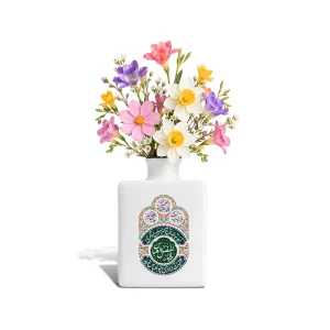 گلدان چینی مربعی یا ابالفضل العباس کد 0394
