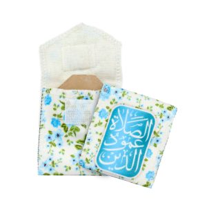 جامهری مخمل الصلاه عمود الدین آبی کد 0057