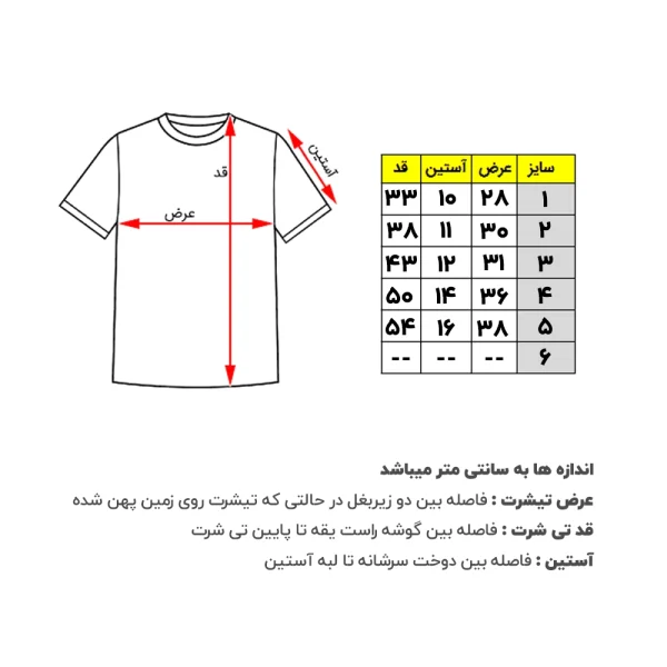 سایز بندی کودک