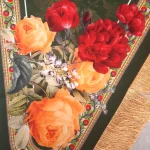 پرچم دورو مخمل علی ولی الله علی حجه الله زمینه سبز