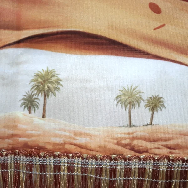 کتیبه تصویری محرم پاناما من الغریب الی الحبیب