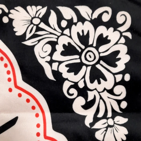 کتیبه ستونی محرم مخمل یا قدیم الاحسان به حق الحسین