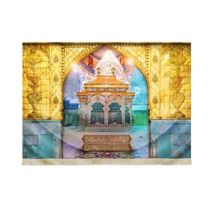 کتیبه تصویری محرم مخمل ضریح امام حسین