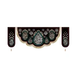 کتیبه محرم ست مخمل السلام علی بکئه ملائکه السماء