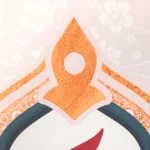 کتیبه نیمه شعبان مخمل با شعار یا مهدی ادرکنی زمینه گل و صورتی عمودی تک عددی