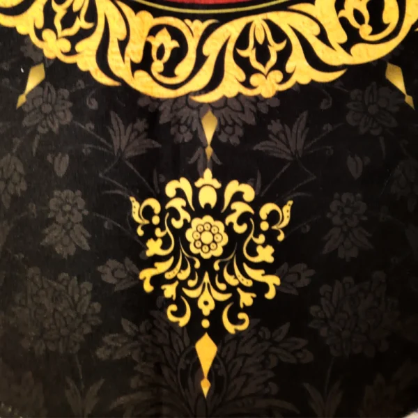 کتیبه محرم پاناما باشعار علی بن الحسین الاصغر طرح شمسه