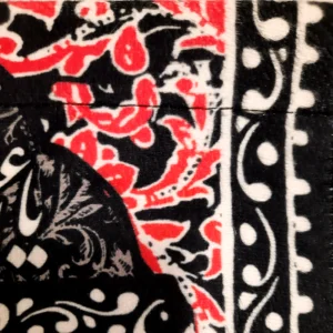 کتیبه محرم مخمل با شعار نوحوا علی الحسین زمینه مشکی