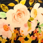 کتیبه نیمه شعبان لوزی مخمل با شعار یا قائم آل محمد زمینه سورمه ای