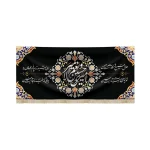 کتیبه محرم مخمل امیری حسین و نعم الامیر حلال حمیع مشکلات است حسین