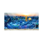 کتیبه محرم مخمل تصویری حرم امام حسین