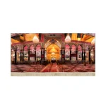 کتیبه محرم مخمل تصویری باب القبله