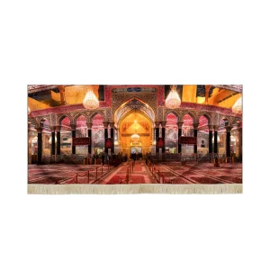 کتیبه محرم مخمل تصویری باب القبله