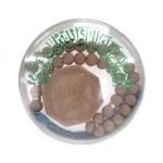 پک مهر و تسبیح باکس طلقی گرد کد 0335