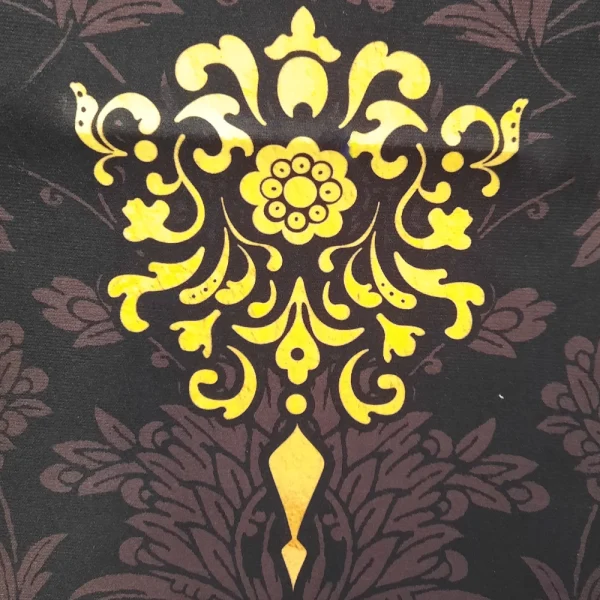 کتیبه مخمل السلام علیک یا موسی الکاظم طرح شمسه