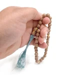 پک مهر و تسبیح باکس طلقی گرد کد 0335