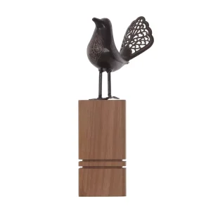 تندیس حدید مرغ علم دم مشبک کد 0535