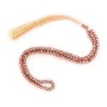 تسبیح کریستال 101 عددی سایز 6 رنگ یاسی کد 0385