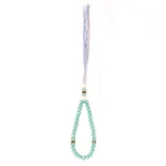 تسبیح کریستال 33 عددی سایز 8 رنگ فیروزه ای کد 0372