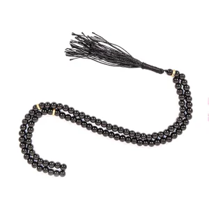 تسبیح 101 عددی دانه طرح سنگی رنگ سیاه کد 0398