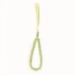 تسبیح کریستال 33 عددی سایز 10 رنگ سبز کد 0375