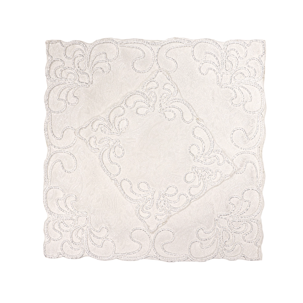 جانماز شکوه دوتیکه نگین دار سایز کوچک رنگ سفید 24*24 کد 0355 جانماز شکوه دوتیکه نگین دار سایز کوچک رنگ سفید 24*24 کد 0355