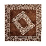 جانماز مخمل دوتیکه نگین دار سایز بزرگ رنگ قهوه ای 36*36 کد 0346جانماز مخمل دوتیکه نگین دار سایز بزرگ رنگ قهوه ای 36*36 کد 0346