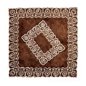 جانماز مخمل دوتیکه نگین دار سایز بزرگ رنگ قهوه ای 36*36 کد 0346جانماز مخمل دوتیکه نگین دار سایز بزرگ رنگ قهوه ای 36*36 کد 0346