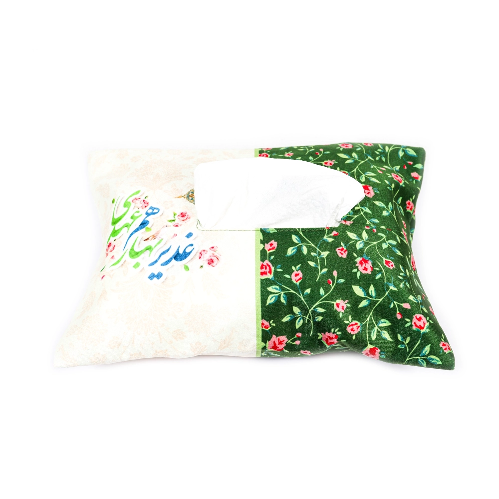 کاور دستمال کاغذی مخمل غدیر بهار هم عهدی کد 1076 کاور دستمال کاغذی مخمل غدیر بهار هم عهدی کد 1076