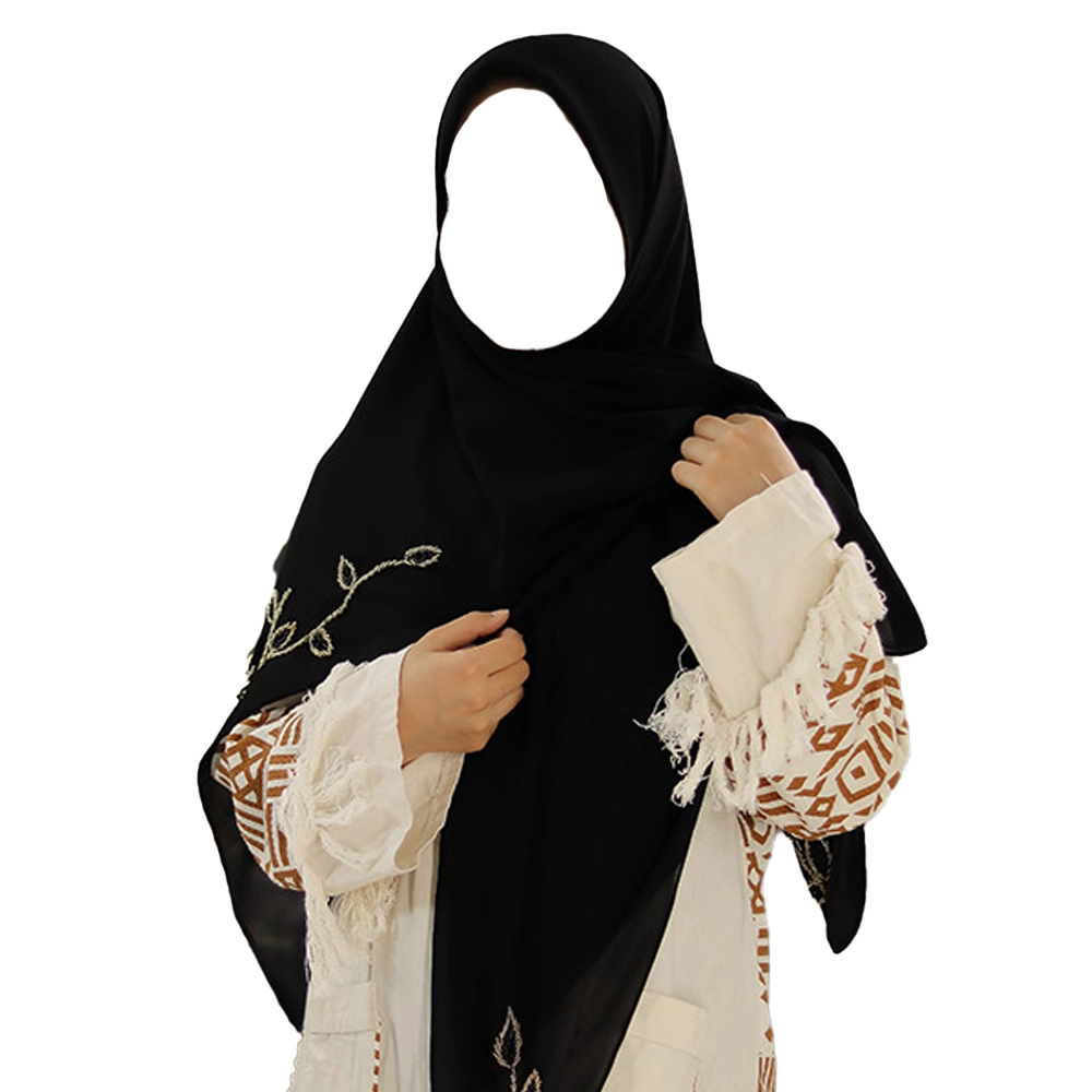 روسری جواهر دوزی 130 حریر شیفون مشکی طرح 4 کد 3217 روسری جواهر دوزی 130 حریر شیفون مشکی طرح 4 کد 3217