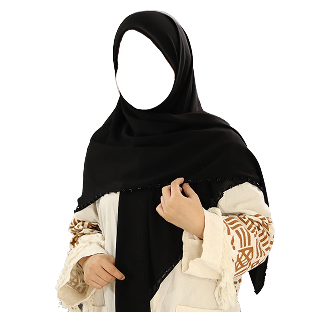 روسری جواهر دوزی 130 حریر شیفون مشکی طرح 3 کد 3218 روسری جواهر دوزی 130 حریر شیفون مشکی طرح 3 کد 3218