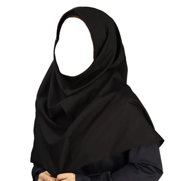 مقنعه ابردوزی 90 بروجرد مشکی کد 1511