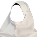 مقنعه چانه دار نمازی تترون کد 1666