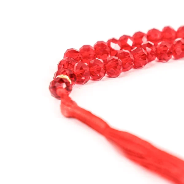 تسبیح 101 عددی سایز 8 رنگ قرمز کد 0390