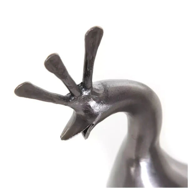 تندیس حدید طاووس علم کد 0534