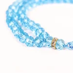 تسبیح 101 عددی سایز 8 رنگ آبی کد 0388