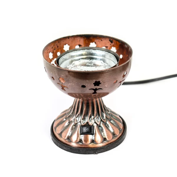 اسپند دودکن توپی زغالی رنگ طلایی کد 0437