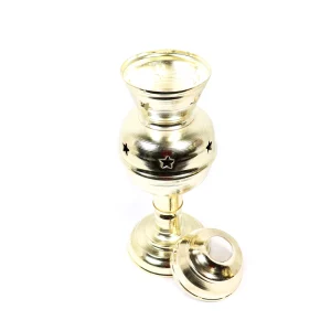 اسپند دودکن زغالی سایز 28 سانتیمتر رنگ طلایی کد 0440