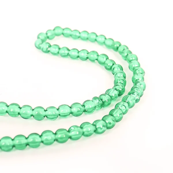 تسبیح 101 عددی دانه گرد پلاستیکی رنگ سبز کد 0393