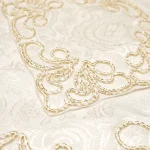 جانماز شکوه دوتیکه نگین دار سایزکوچک رنگ طلایی 24*24 کد 0358