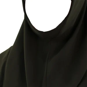 مقنعه کویتی کشدار 110 کرپ کره ای سبز سایز 28 کد 4211