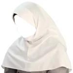 مقنعه چانه دار نمازی تترون کد 1666