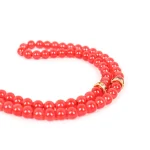 تسبیح 101 عددی دانه طرح سنگی رنگ قرمز کد 0396