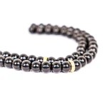 تسبیح 101 عددی دانه طرح سنگی رنگ سیاه کد 0398