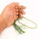 تسبیح کریستال 101 عددی سایز 6 رنگ سبز کد 0380