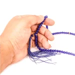 تسبیح 101 عددی دانه طرح سنگی رنگ بنفش کد 0401