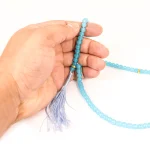 تسبیح 101 عددی دانه طرح سنگی رنگ فیروزه ای کد 0400